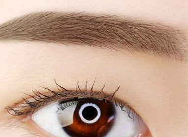 韩式仿真眉作品