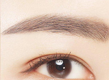 韩式仿真眉作品