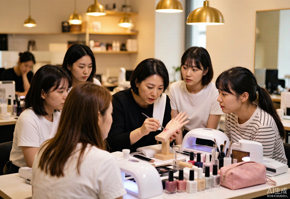 国际美甲全能精英班 · 课堂实操